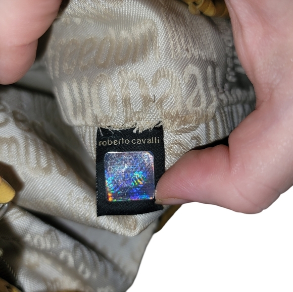 Roberto Cavalli leather shoulder bag - Picture 4 of 7